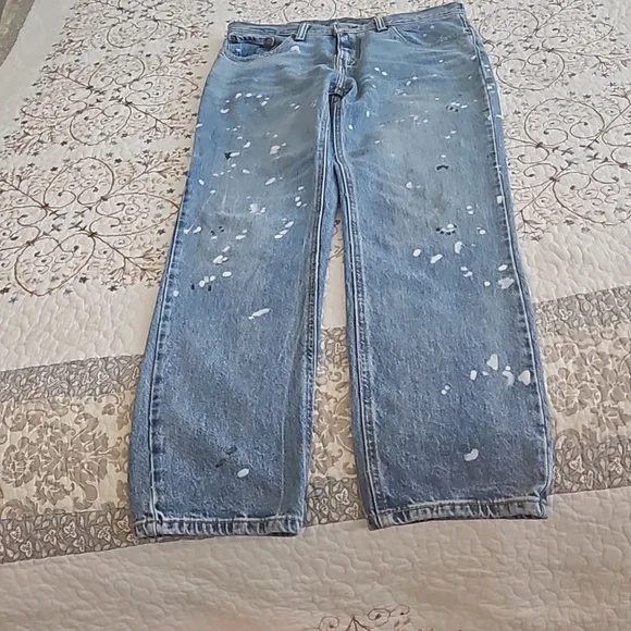 4X💠HP💠541 Levi's Original Paint Spot Jeans 31x30 - Picture 4 of 12
